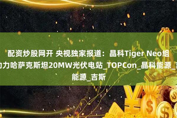 配资炒股网开 央视独家报道：晶科Tiger Neo组件助力哈萨克斯坦20MW光伏电站_TOPCon_晶科能源_吉斯